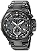 Akribos XXIV Men's AK861BK Round Black Dial Chronograph Quartz Movement Stainless Steel Bracelet Watch