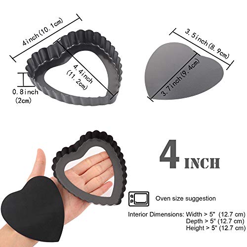 1 Gutsdoor+Removable+Bottom+Nonstick+Heart+shaped