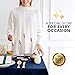 White Long Household Taper Candles 6.5 Long Burning Hours – Smokeless 8-inch Tall Burning Candles for Wedding, Holiday, Ceremonies and Home Decoration - Pack of 12 Dinner Dripless Candles Higlow
