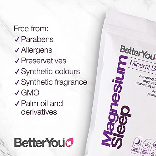 BetterYou Pure and Clean Bath Magnesium Flakes Bath Salts for Sleep, 47