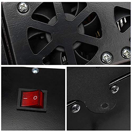Universal DC 12V 800W Car Vehicle Fan Heater Heating Warmer Windscreen- Defroster Demister Fan Car Heater Defroster Hot 4 Port Professional - Thumbnail 5