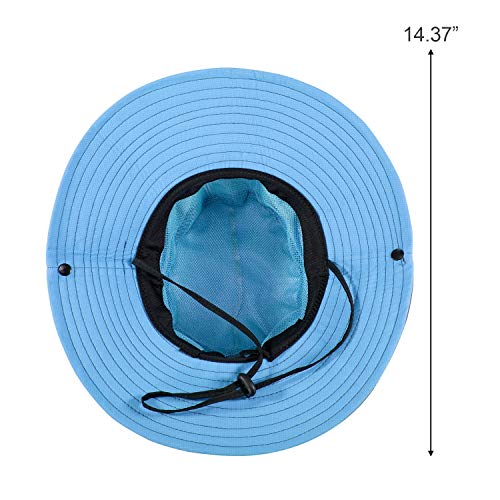 image for Norme 2 Pieces Women's Outdoor Sun Hat UV Protection Foldable Mesh Wid