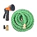 Ohuhu 25 Feet Expandable Garden Hose with Brass Connector and Spray Nozzle