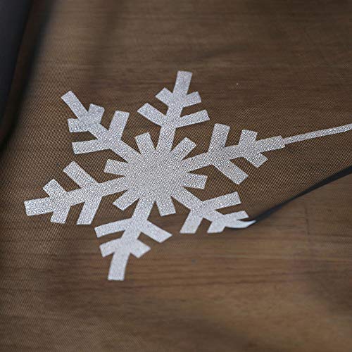 3 Promisen+Christmas+Curtains+Snowflake+Valance