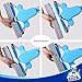 MR.SIGA Sponge Mop with Super Absorbent Sponge Head, Stainless Steel Handle, Mop Head Size: 11.5’’