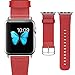 Apple Watch Band Series 2 Series 1, J&D [Classic Series] Genuine Leather Strap Wrist Band Replacement w/ Metal Clasp Adapter for Apple Watch 42mm Series 2 Series 1