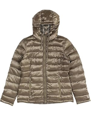Calvin Klein Women's Reversible Printed Puffer Coat