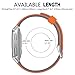 SKYLET Bands Compatible with Fitbit Ionic, Soft Silicone Breathable Replacement Wristband Compatible with Fitbit Ionic Smart Watch with Buckle [Orange-Gray, Large]