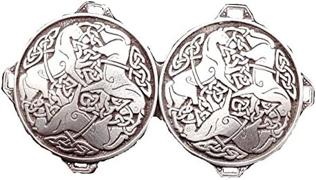 Cloak or Cape Clasp- Celtic Horse (Pewter)