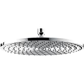 hansgrohe Raindance S Air Infusion Modern Showerhead 1-Spray RainAir with Airpower with QuickClean in Chrome, 2.5 GPM, 27493001