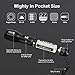 LE Small LED Flashlight, Super Bright LED Tactical Torch Light, Adjustable Brightness for Camping, Running and more, Pack of 4