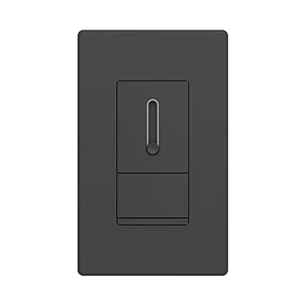 Elegrp Slide Dimmer Switch For Dimmable Led Cfl And Incandescent Light Lamp Bulbs Single Pole Or 3 Way Full Control With Preset Rocker Paddle
