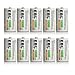 EBL 10 Pack D Size D Cell 10,000mah High Capacity High Rate NiMH Rechargeable Batteries
