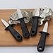 Nizzco 4Pcs Stainless Steel Oyster Knife,Seafood Tool.Great for the Gift