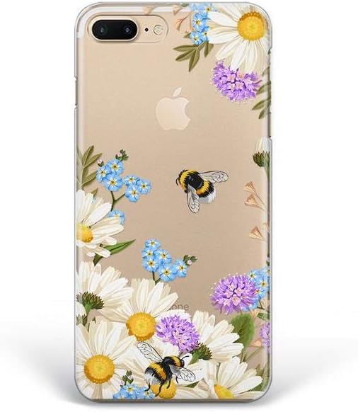 Kaidan Floral Garden iPhone 5 6 6s SE Case Bees XS X XR 11 Pro Max 7 8 Plus Samsung Galaxy S10 S8 S9 Plus Blooming Flowers Note 9 8 Nature A70 A50 Note 10 + Google Pixel 4 3A XL LG G8s Thinq G7 apP588