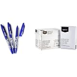 Pilot Frixion Ball Aktionspack: 2 Stifte + 3 Minen (blau, 0,7 Mm) – Radierbarer Tintenroller
