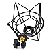 Weymic® Wms-1 Black Universal Microphone Shock Mount for B-Spark Mic, Atr2500-usb,Metal Construction with Stand Arm Adapter