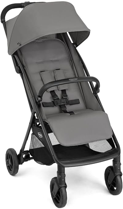 Graco MyyLite Compact Stroller Pushchair Raincover Gray 0-22kg 5.8kg
