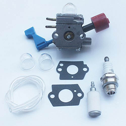 KIPA Carburetor With Fuel line Spark plug Gasket kit For Poulan FL1500