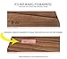 Cangshan 1021479 Solid Ash Wood Magnetic ANCHOR Knife Sheath Only for 7-Inch Santoku Knife