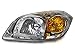 HEADLIGHTSDEPOT Chrome Housing Halogen Headlight Compatible with Chevrolet Cobalt 2005-2010 Includes Left Driver Side Headlamp Sedan Coupe
