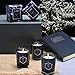 Scented Candles Gift Set - 4 Natural Soy Wax Aromatherapy Candles, Small Stress Relief Glass Candle, Votive Mini Candle, Birthday Candle Gifts for Women