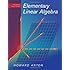 Elementary Linear Algebra