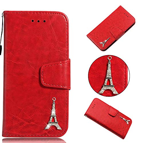 Galaxy S9 Plus Case, ZERMU Diamond Tower Pattern Premium PU Leather [Wrist Strap] [Kickstand Feature] Flip Leather Wallet Case with ID and Credit Card Pockets for Samsung Galaxy S9 Plus 6.2" 2018