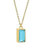 Mini Cube Urn Necklaces Cremation Jewelry for Ashes for Women Men Cremate Urn Locket for Human Ashes Holder Memorial Jewelry with Crystal Front