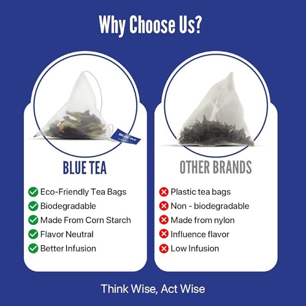 BLUE TEA – BUTTERFLY PEA FLOWER TEA GIFT SET (6 FLAVORS, 30 COUNT – PLANT BASED) | FLORAL FLAVOR | CAFFEINE FREE – NON-BITTER – HERBAL TEA – VARIETY PACK – FLOWER BASED | GIFTS FOR HIM AND HER