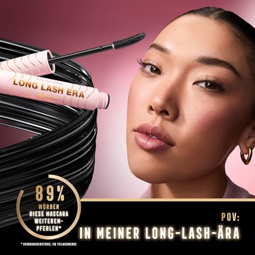 2000 Calorie Long Lash Era Mascara, Tubing Mascara für sichtbar längere Wimpern, wischfest, Fb. 002 Black Brown