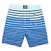 MaaMgic Mens Quick Dry Striped Swim Trunks Long With Velcro Pocket