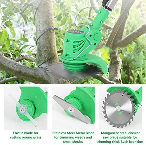 cordless grass trimmer with metal blade