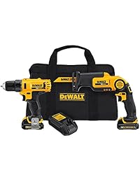 DeWalt Broca dck212s2 12 Volt Max Conductor y sierra de sable (Kit