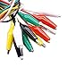 U-Sky Premium Test Leads with Alligator Clips for Low Current Testing - Multicolored - 10 Pack