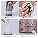 Metal Essential Oil Aromatherapy Diffuser Electric Cool Mist Led light Diffuser Copper 100ml with Timer Waterless Auto Shut-off and 7 Colors LED Light for Home Office Yoga Ornaments
