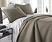 Southshore Fine Living, Inc. Oversized Quilt, King Size Bedding Set, Soft Microfiber, Easy Care Stain and Pet Hair Resistant Bedding, California/King Size Quilt Bedspread Set w/2 Shams, Dark Taupe