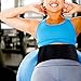 MakExpress Waist Trimmer Ab Belt Tummy Tuck Belly Burner Sauna Fit Trim Firm Curve Contour Weight Loss Abdominal Tone Muscle Toning Slim Easy Strong Exercise for Women & Men Home Gym