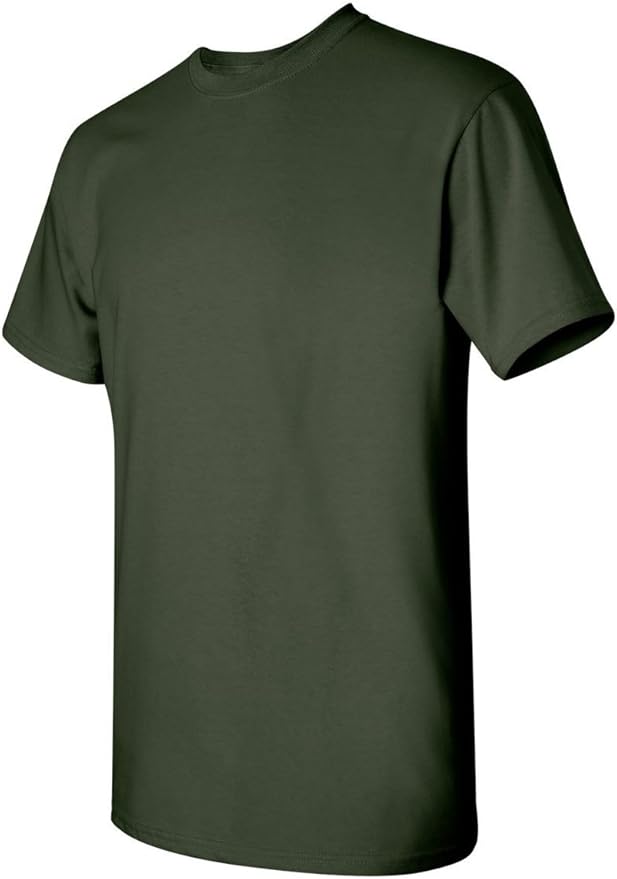 Gildan Activewear Men's Heavyweight Cotton TShirt, 2XL, Forest Green