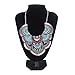 Miraculous Garden Womens Vintage Alloy Silver/Gold Boho Bohemian Necklace Ethnic Tribal Boho Necklace Turquoise Beads Crystal Necklace