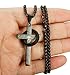 Jstyle Stainless Steel Cross Necklaces for Men Women Jesus Cross Necklace Chain Prayer Bible English Wheat Chain 22 Inch B