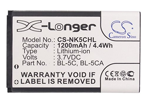 VINTRONS Replacement Battery for Wintec WBT-202, Bluetooth GPS Receiver, BT-N3650, (1200mAh / 4.44Wh),