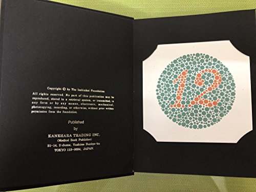 Livre De Test Ishihara 38 Planches – Dépistage Du Daltonisme – Édition Graham Field