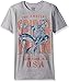 Marvel Men's Spider-Man Short Sleeve Graphic T-Shirt, Heather Grey, Medium