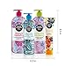 Anti Aging Hair Shampoo, Conditioner, Body Wash and Hand & Body Lotion Set - Pack of 4