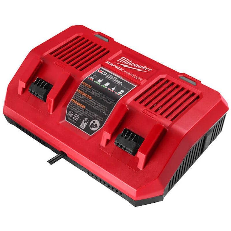 Milwaukee M18DFC 18V Dual Port Rapid Fast Charger 240V for M18 Batteries, 18 V