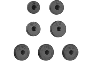 SSNNUU 7PCS Double Flare Tool Adapters Set,Brake Line Flaring Tool to Connect 3/16'' 1/4'' 5/16'' 3/8'' 7/16'' 1/2'' 5/8'' Brake Circuits,Universal Flare Tool Car Accessories for Car Truck SUV