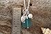 Handmade sea glass jewelry from Hawaii, blue sea glass necklace, Freshwater pearl, sea turtle charm, (Hawaii Gift Wrapped, Customizable Gift Message)