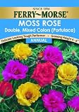 Ferry-Morse Moss Rose Double Mixed Colors Seeds (Annual)