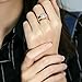 Yoursfs Triple Ring Set For Women 18K Tri Gold Plated Cocktail Rings Fashion Jewelry